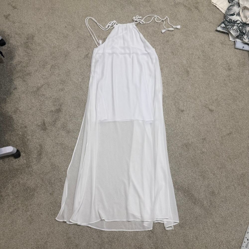 Show me Your Mumu medium adjustable halter tie sheer dress SW 3123 - Picture 5 of 11